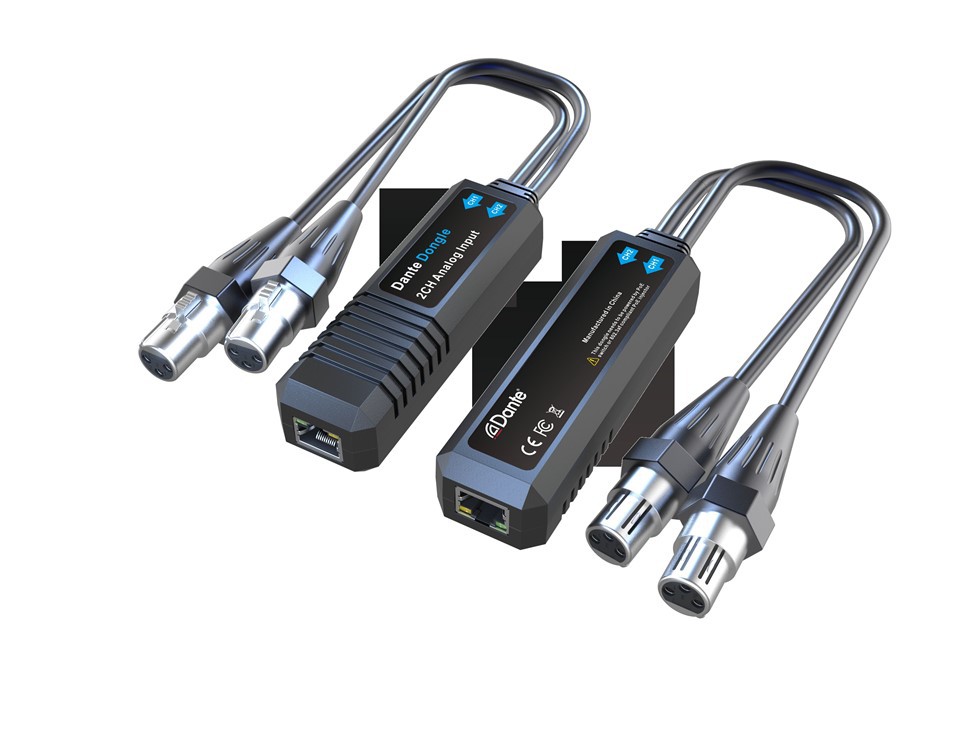 Dante 2CH Analog Input Adapter